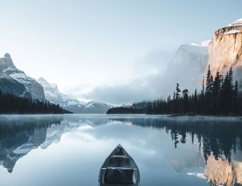 Inspiration : Spirit Island, lac Maligne, Jasper, Canada