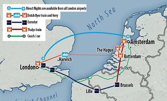 Can you take Eurostar from Brussels to Amsterdam? Can you take Eurostar from Brussels to Amsterdam?