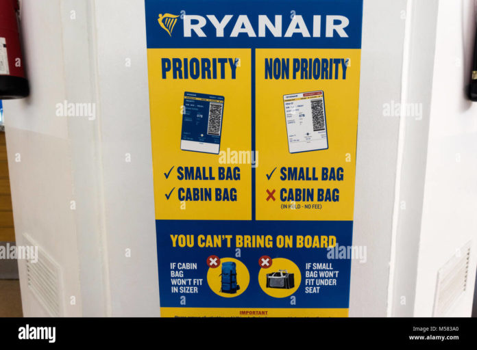 Does Ryanair weigh hand luggage?