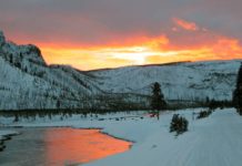 Does Yellowstone close during the winter? Does Yellowstone close during the winter?