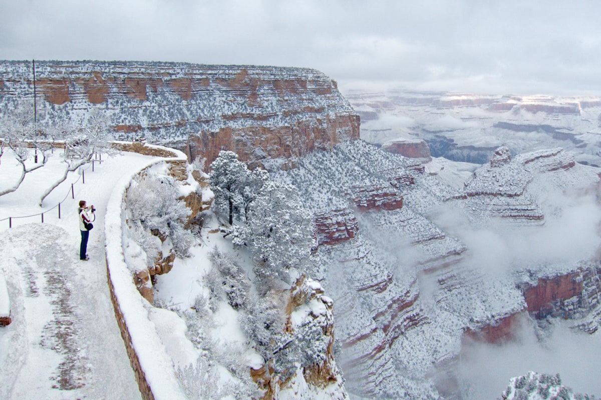 Does it snow in the Grand Canyon in April? Portail des
