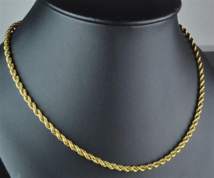 How can you tell if a 18K gold chain is real?