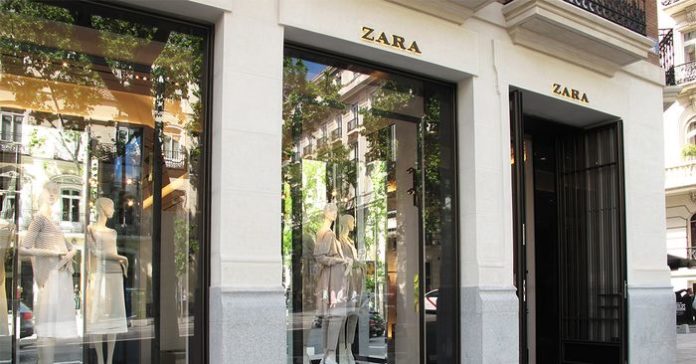 How many stores does Zara have in Spain?