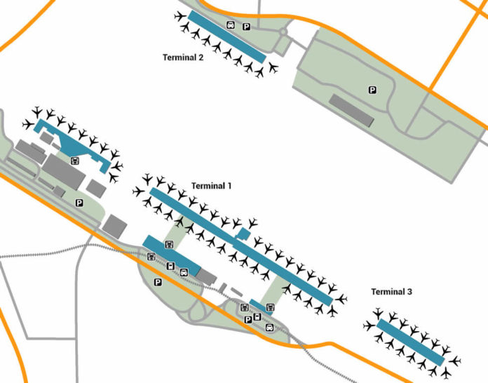 How many terminals does Berlin-Brandenburg have?