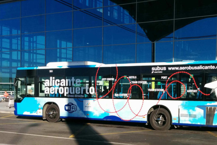 How much is the bus from Alicante airport to Benidorm?