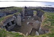 How wide is the Knap of Howar? How wide is the Knap of Howar?
