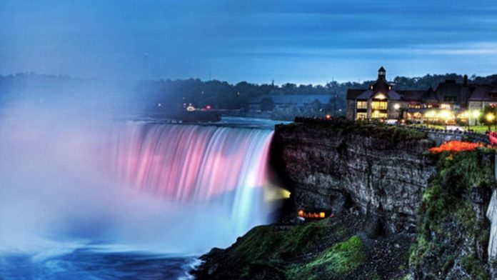 Is Niagara Falls located in the U.S. or Canada?