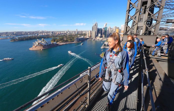 Is climbing the Sydney Harbour bridge scary?
