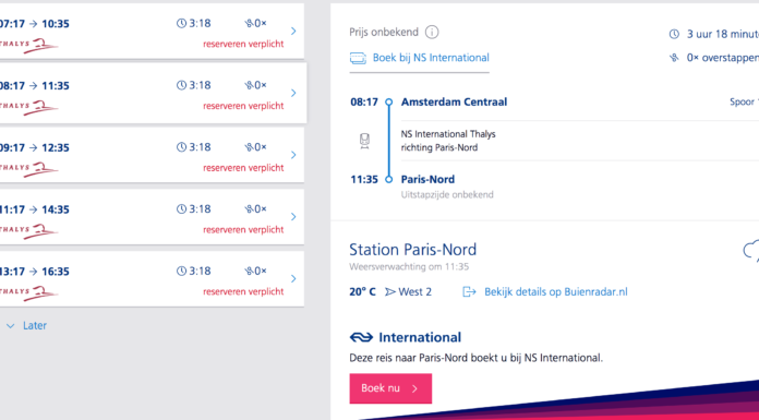 Welk perron vertrekt de Thalys? Welk perron vertrekt de Thalys?