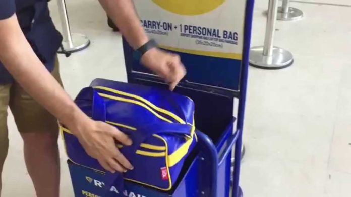 What baggage is allowed on Ryanair?
