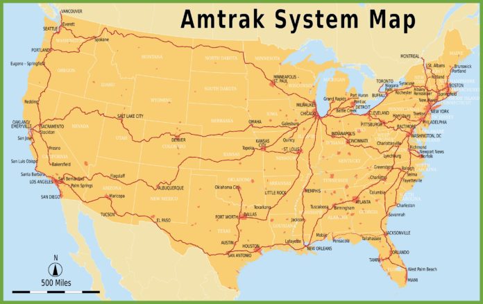 What cities in Florida does Amtrak go to?