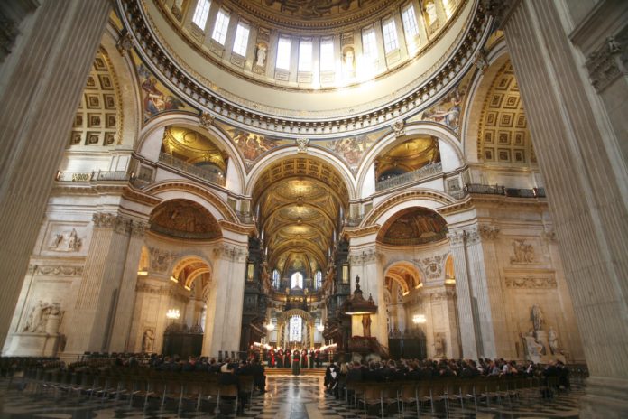 What is inside St Paul's cathedral?