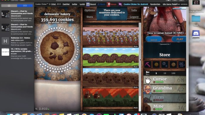 What is the 8th thing in cookie clicker?