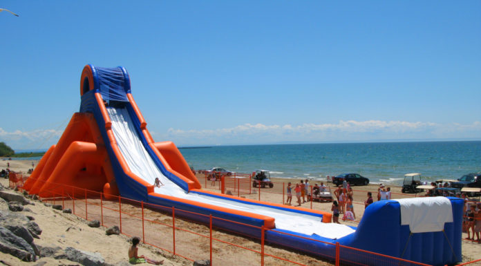 What is the tallest inflatable water slide? What is the tallest inflatable water slide?