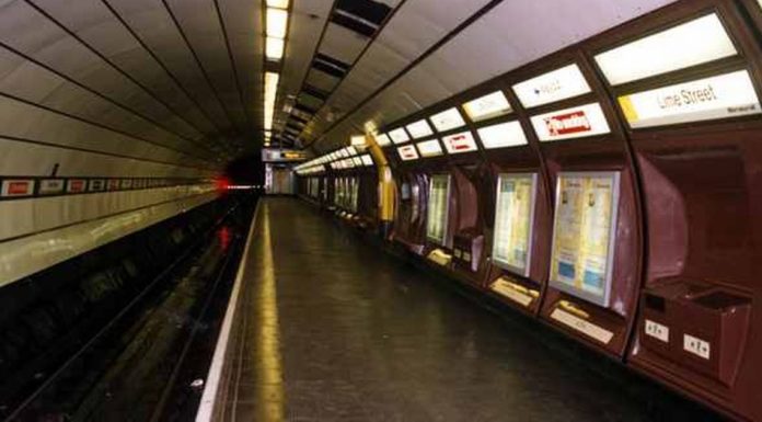 What stations are on the Manchester to Liverpool line? What stations are on the Manchester to Liverpool line?