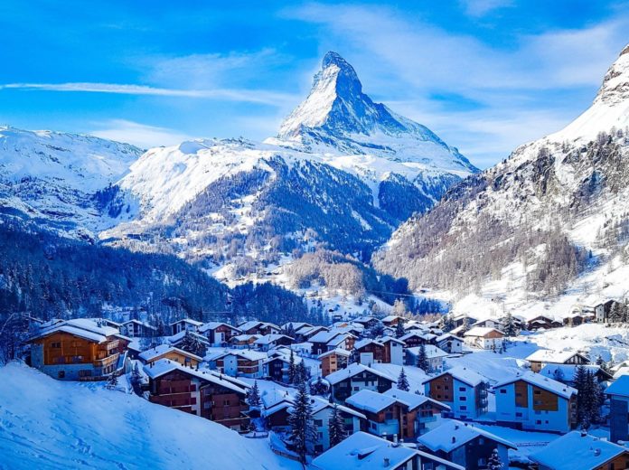 What town is closest to the Matterhorn?