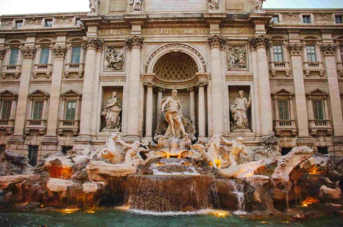 What was significant about Baroque fountains in Rome?