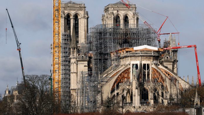 What year was the cathedral of Notre-Dame built?