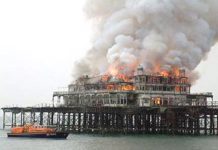 When did the pier burn down in Brighton? When did the pier burn down in Brighton?