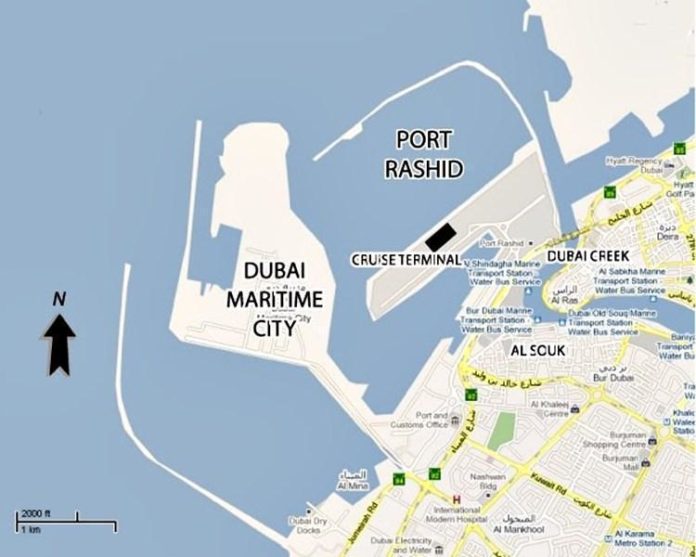 Where does MSC dock in Dubai?