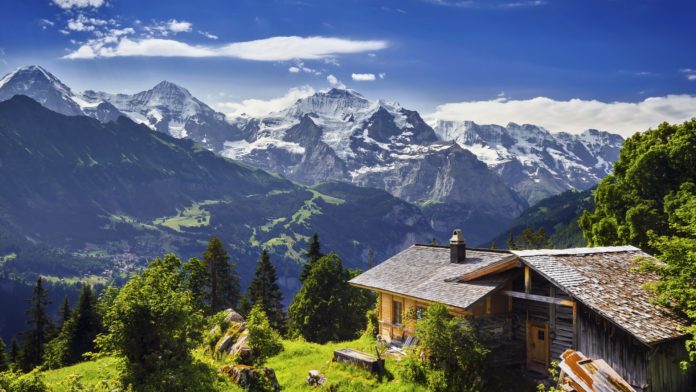 Where is top of Europe in Switzerland?