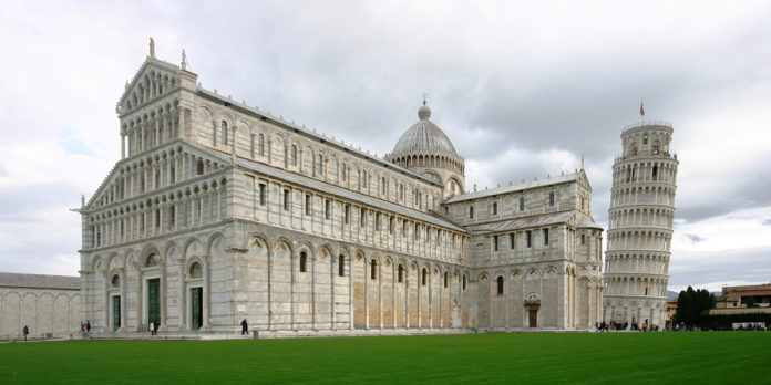 Which city is closest to Leaning Tower of Pisa?