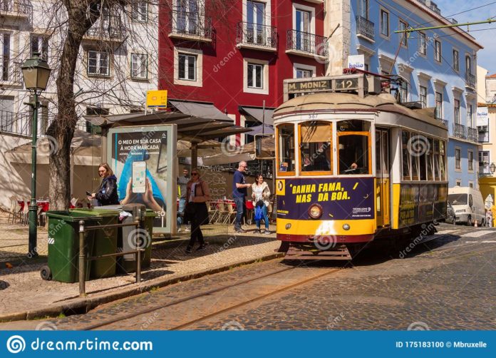 Why is Tram 28 famous in Lisbon?