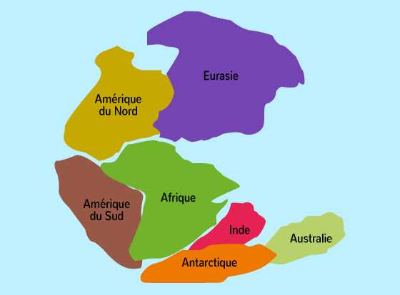 Quels Sont Les 5 Continents?