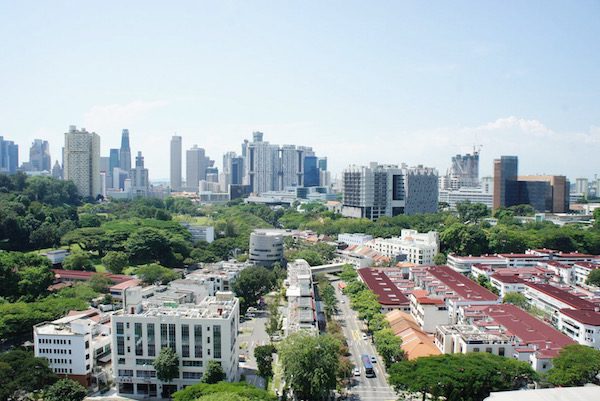 Vue du quartier de Tiong Bahru à Singapour