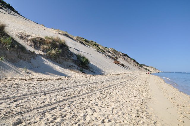 Dune du pilat par la mer