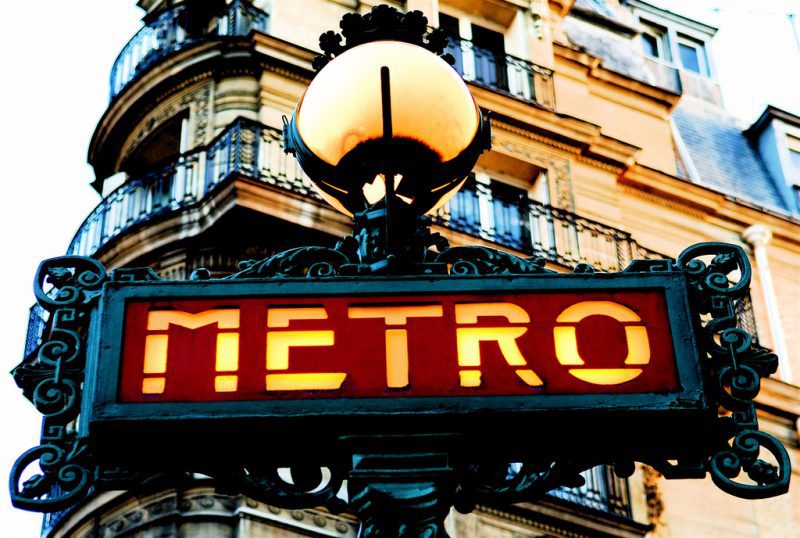 Le métro à Paris